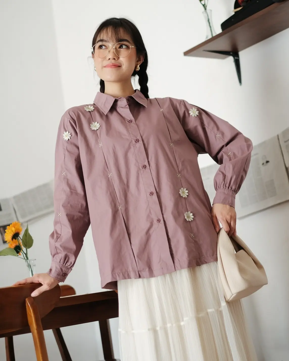 Lilian Shirt Mauve