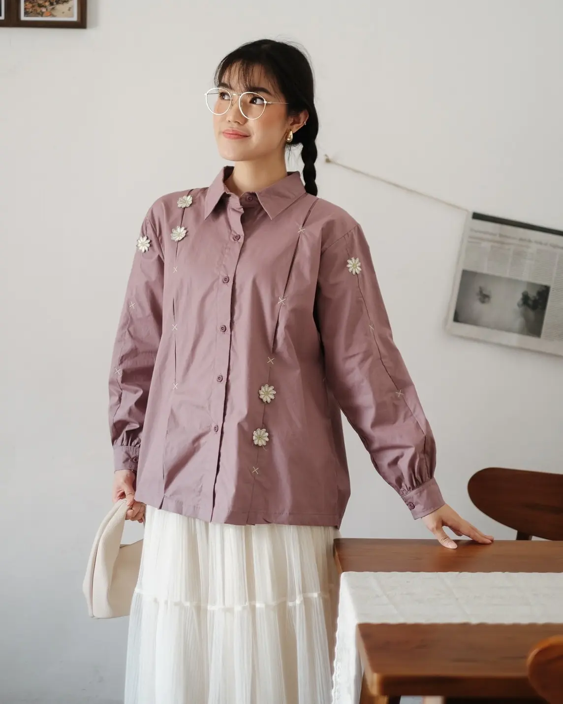 Alternative view of Lilian Shirt Mauve