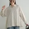 Luxa Stripe Shirt Kode 20242 Cream - Image 3