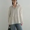 Luxa Stripe Shirt Kode 20242 Cream - Image 2