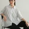 Luxa Stripe Shirt Kode 20242 Broken White - Image 2