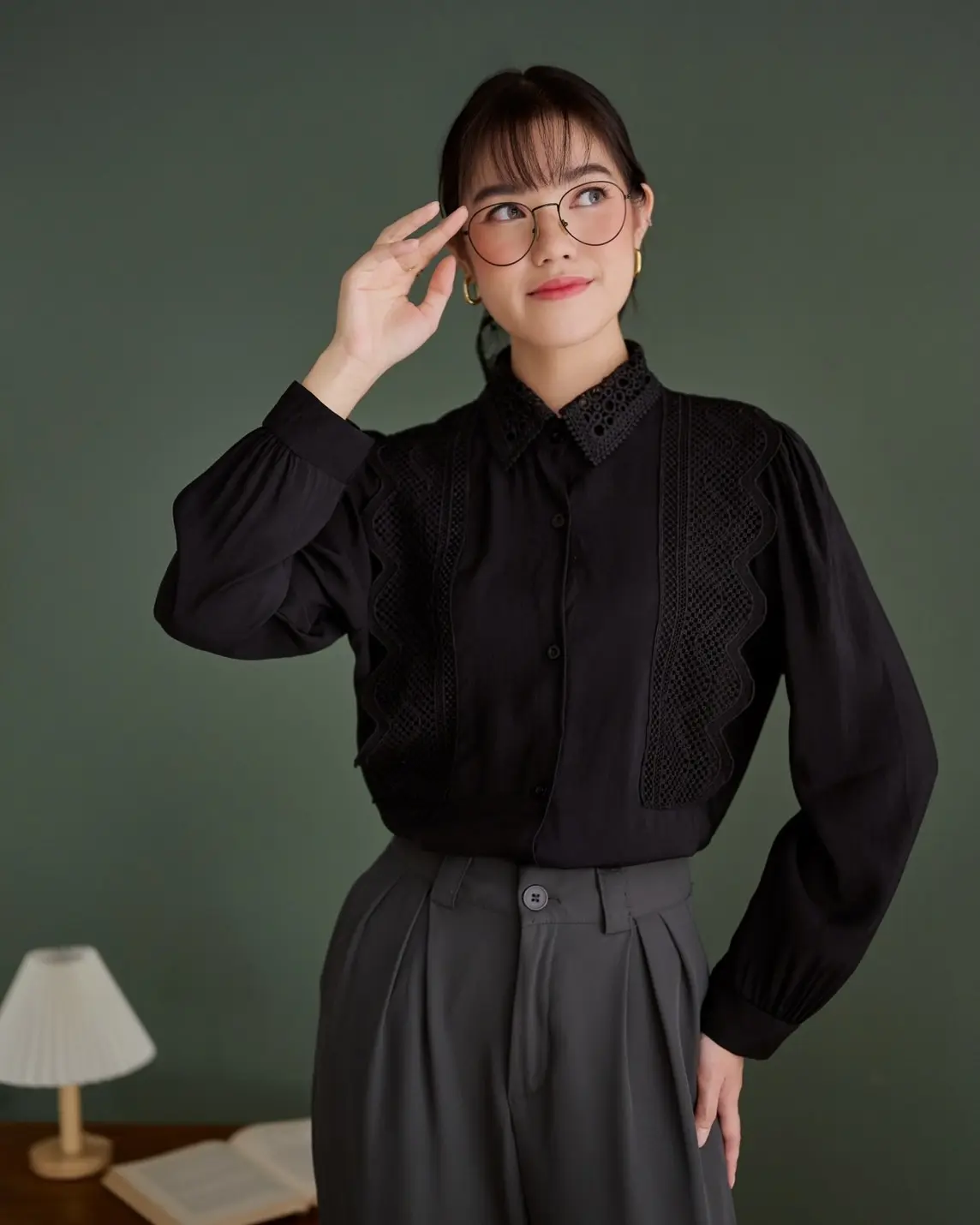 Marley Shirt Kode 139B Black