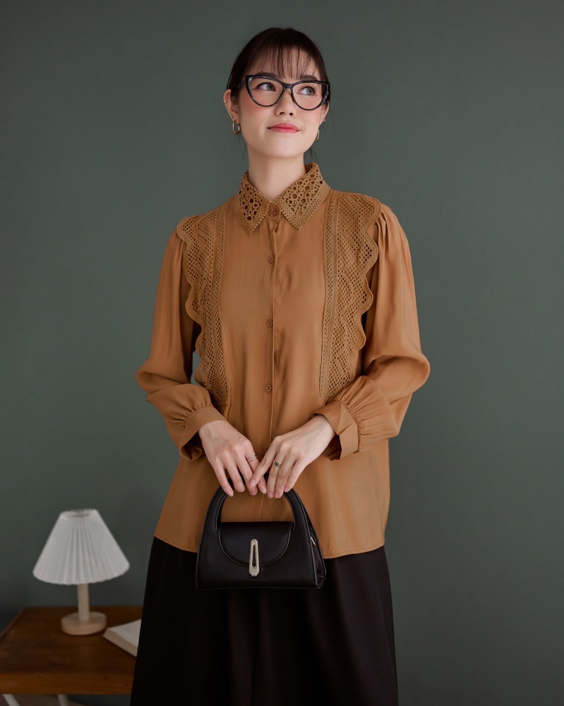 Marley Shirt Kode 139B Cinnamon