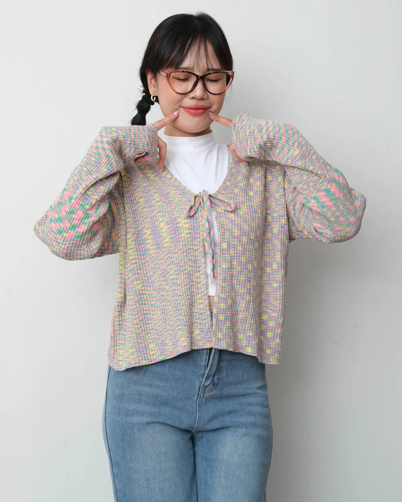Miyuki Cardigan Green