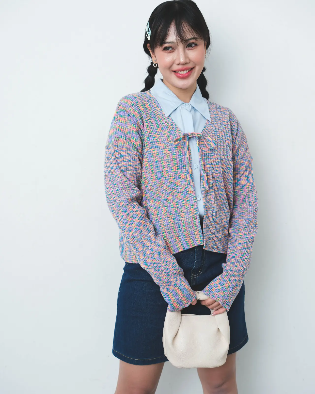 Miyuki Cardigan Blue
