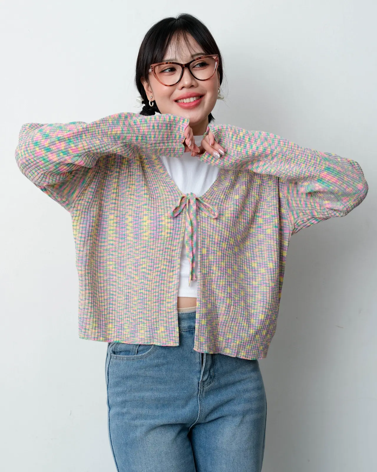 Miyuki Cardigan Green - Image 3