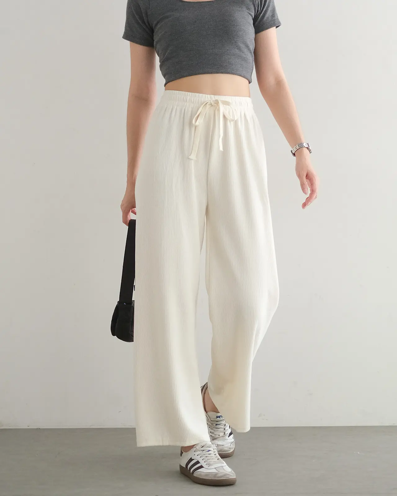 Nazyra Cullote Pants Kode 2310 Ivory - Image 2
