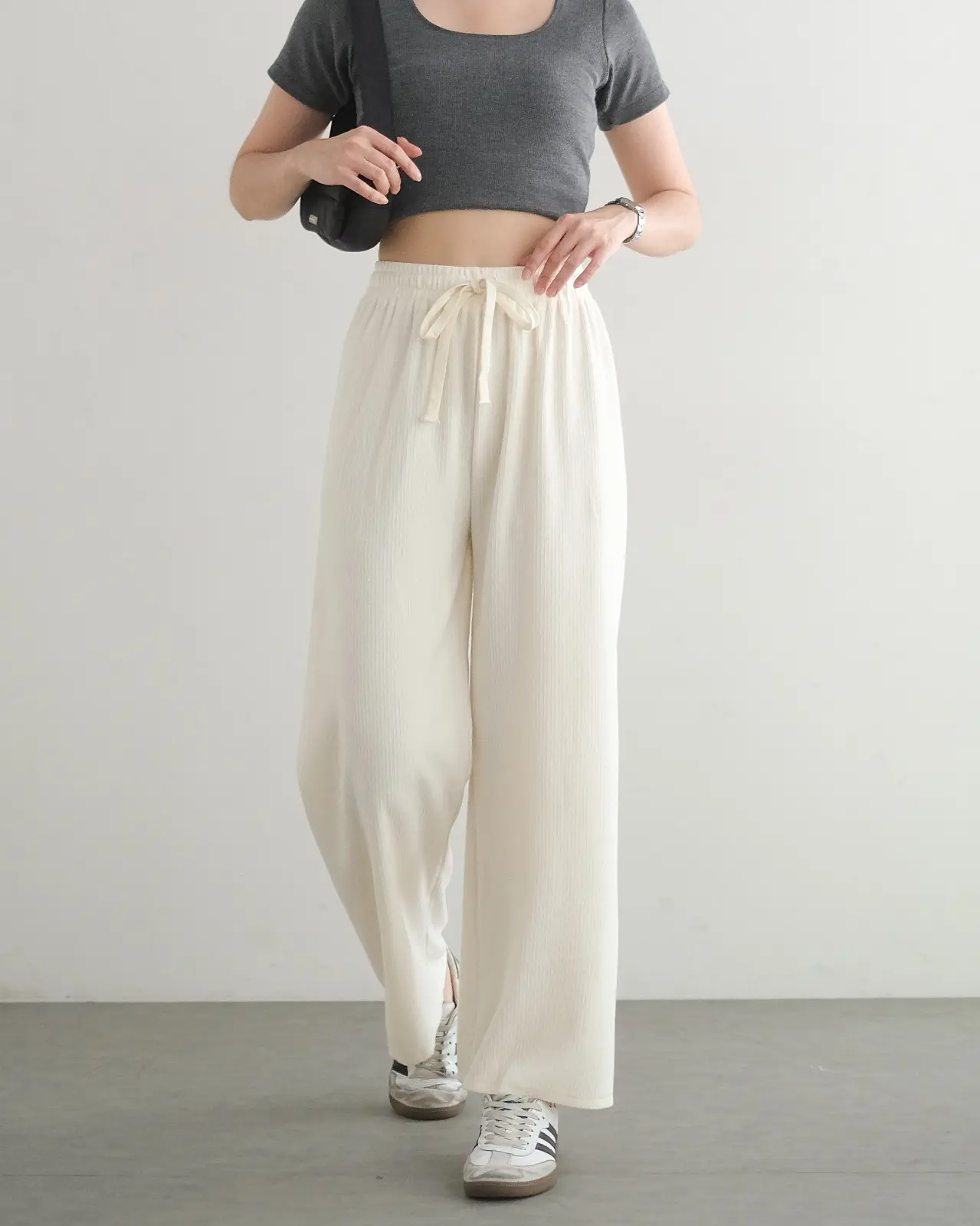 Nazyra Cullote Pants Kode 2310 Ivory - Image 3