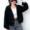 Qiandra Denim Jacket Kode 165B Black - Image 2