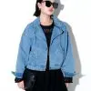 Qiandra Denim Jacket Kode 165B Light Blue - Image 3