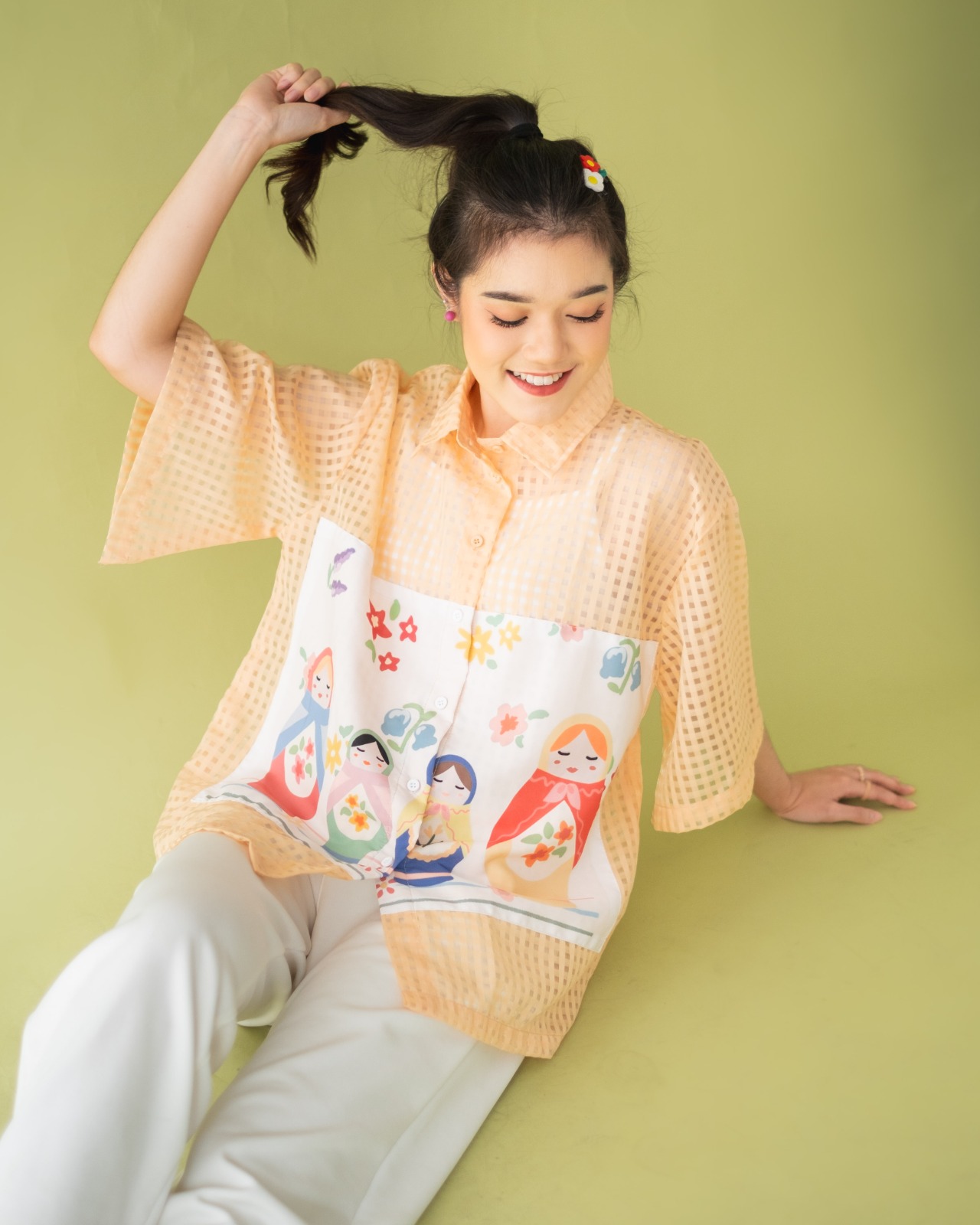 Scoty Shirt Cream - Image 2