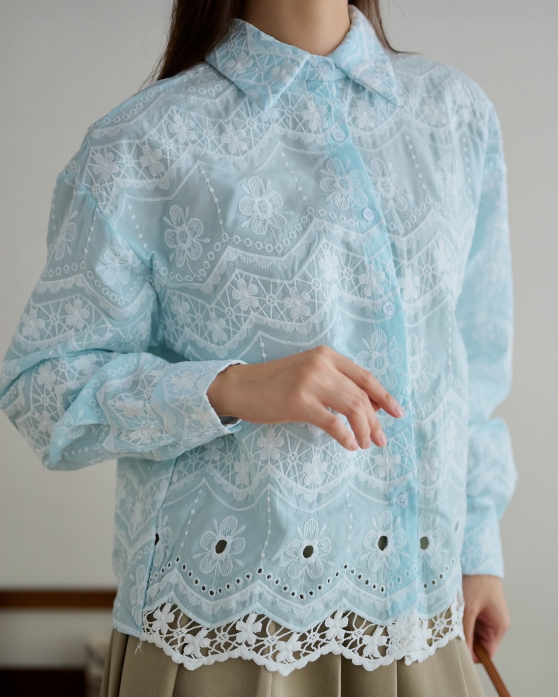 Shanza Shirt Kode 138B Blue - Image 5