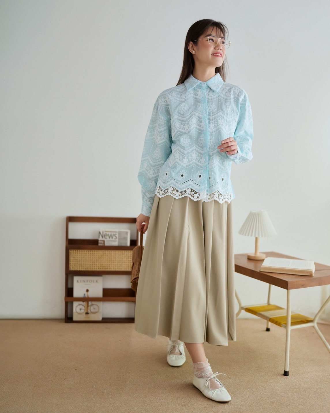 Shanza Shirt Kode 138B Blue - Image 3