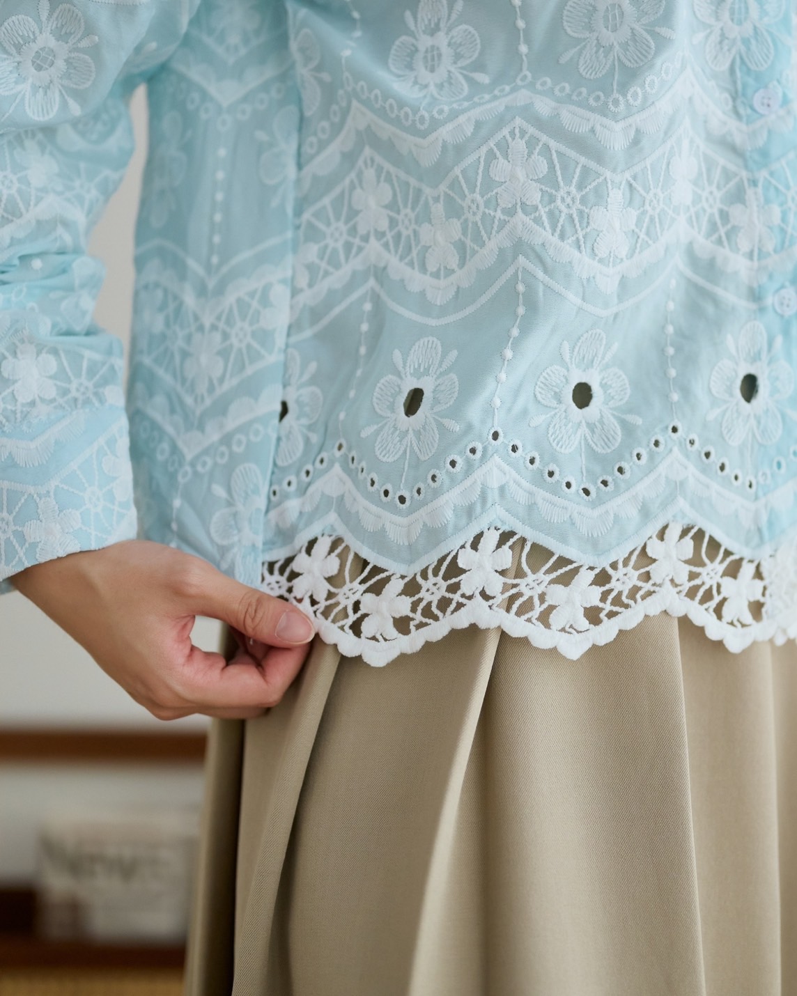 Shanza Shirt Kode 138B Blue - Image 6