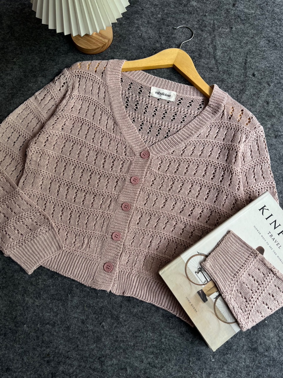 Tyara Cardigan Kode 198B Pink - Image 2