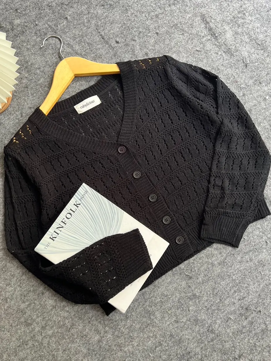 Tyara Cardigan Kode 198B Black - Image 2