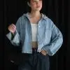 Unirka Denim Jacket Kode 161B Light Blue - Image 3