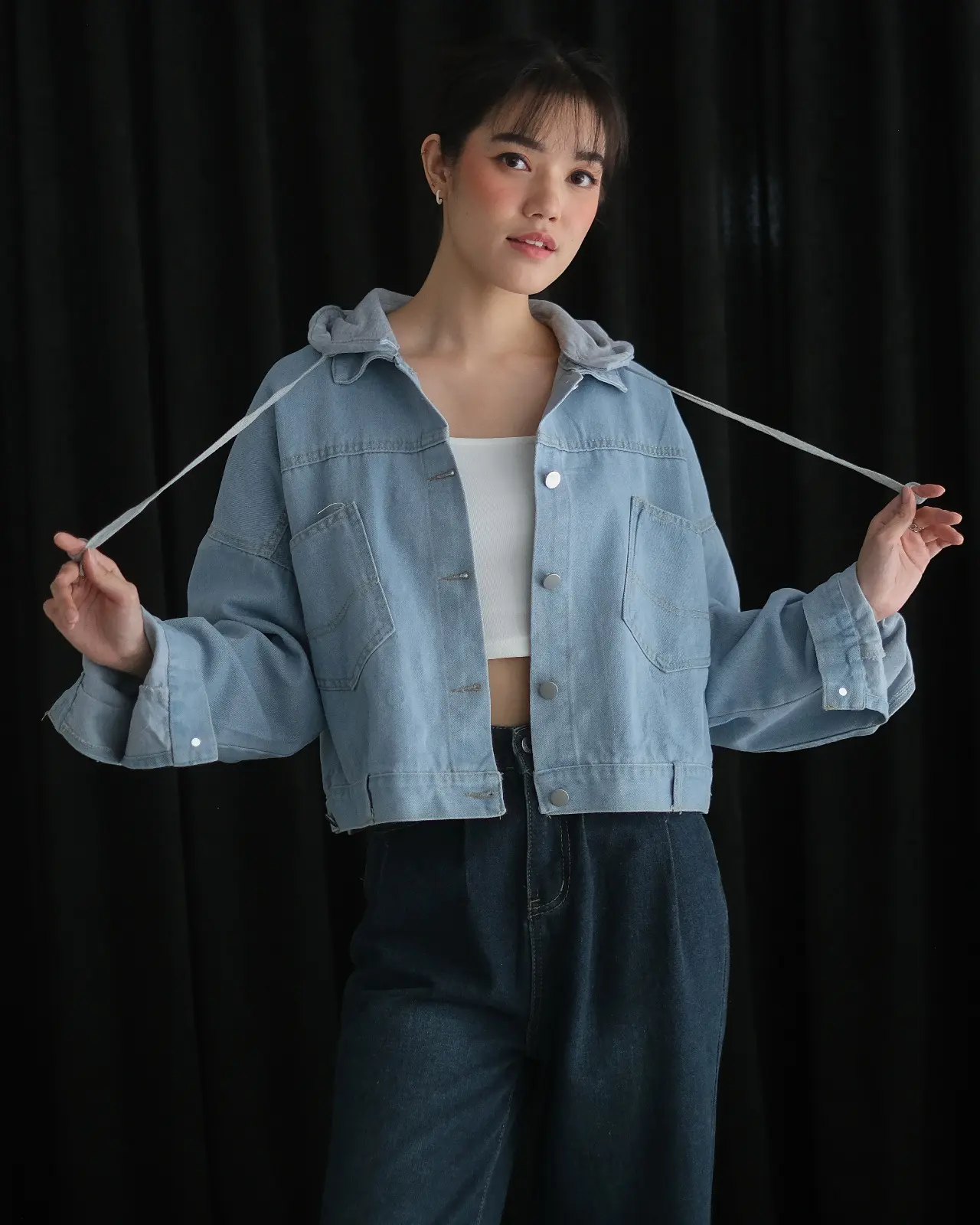 Unirka Denim Jacket Kode 161B Light Blue