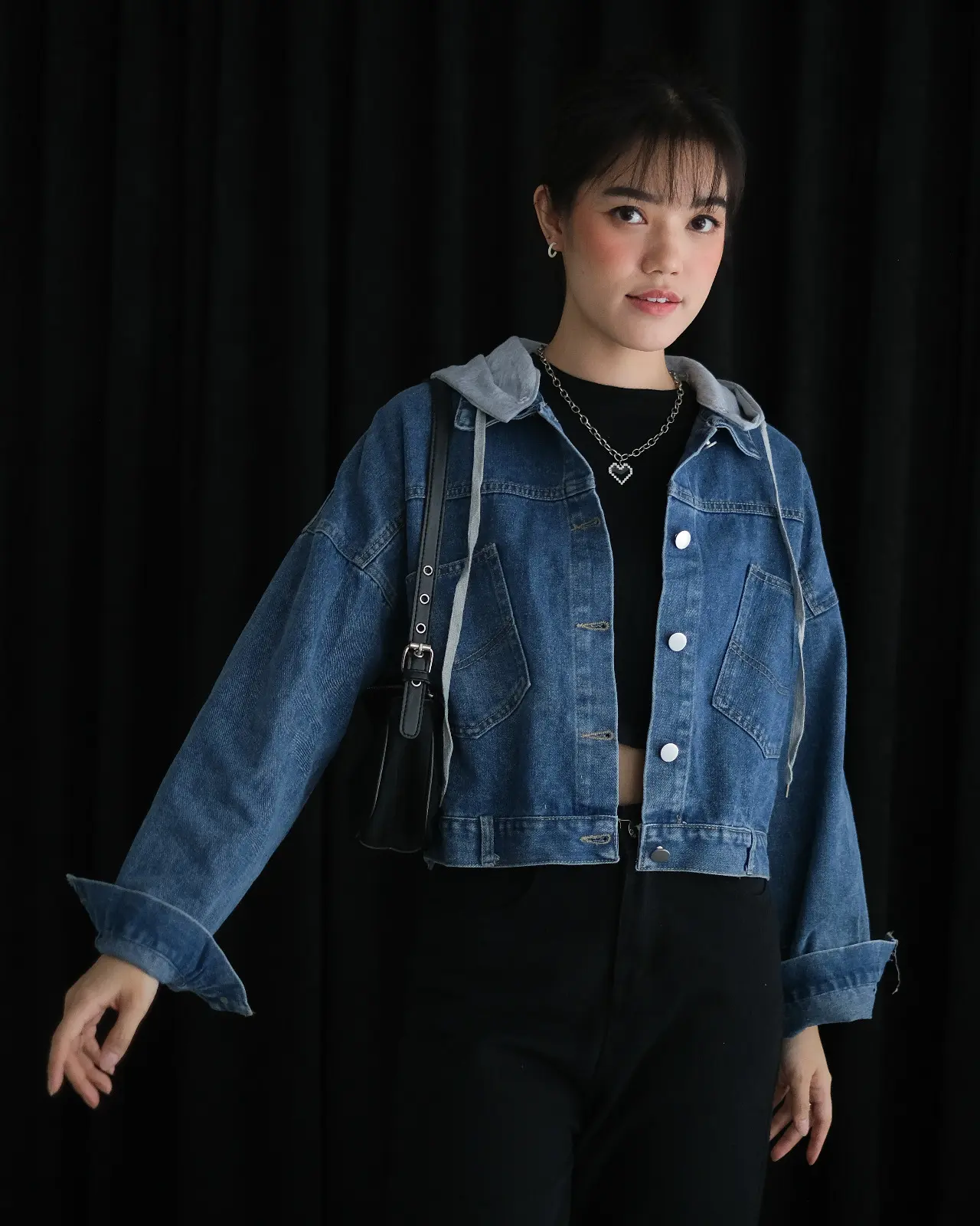 Unirka Denim Jacket Kode 161B Dark Blue