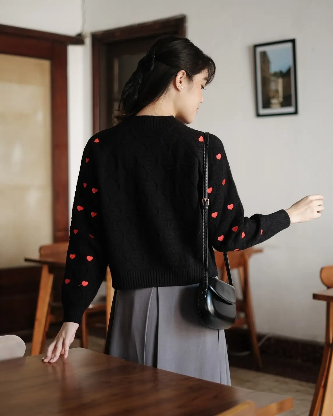 Vasyla Longsleeve Kode 174B Black - Image 5