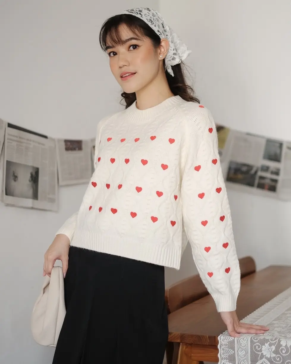 Vasyla Longsleeve Kode 174B Ivory - Image 3