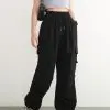Xaviela Cargo Pants Kode 166A Black - Image 2