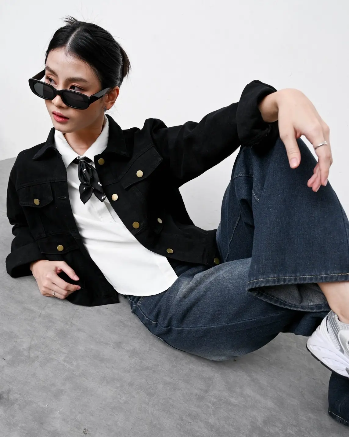 Xayla Denim Jacket Kode 167B Black - Image 2