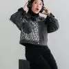 Xiola Denim Jacket Kode 153B Misty Black - Image 3