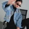 Xiola Denim Jacket Kode 153B Light Blue - Image 3