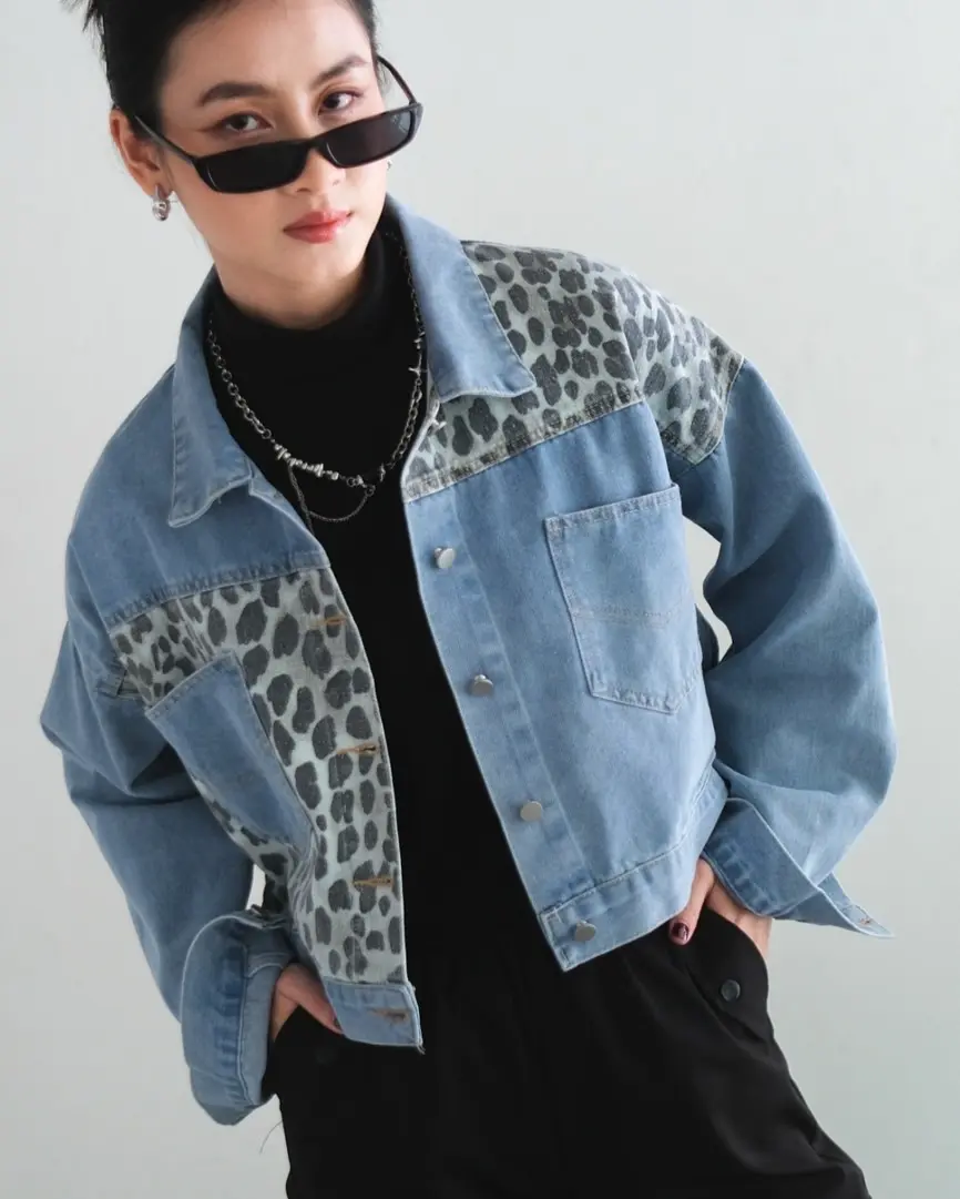 Xiola Denim Jacket Kode 153B Light Blue - Image 2