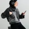 Xiola Denim Jacket Kode 153B Misty Black - Image 4