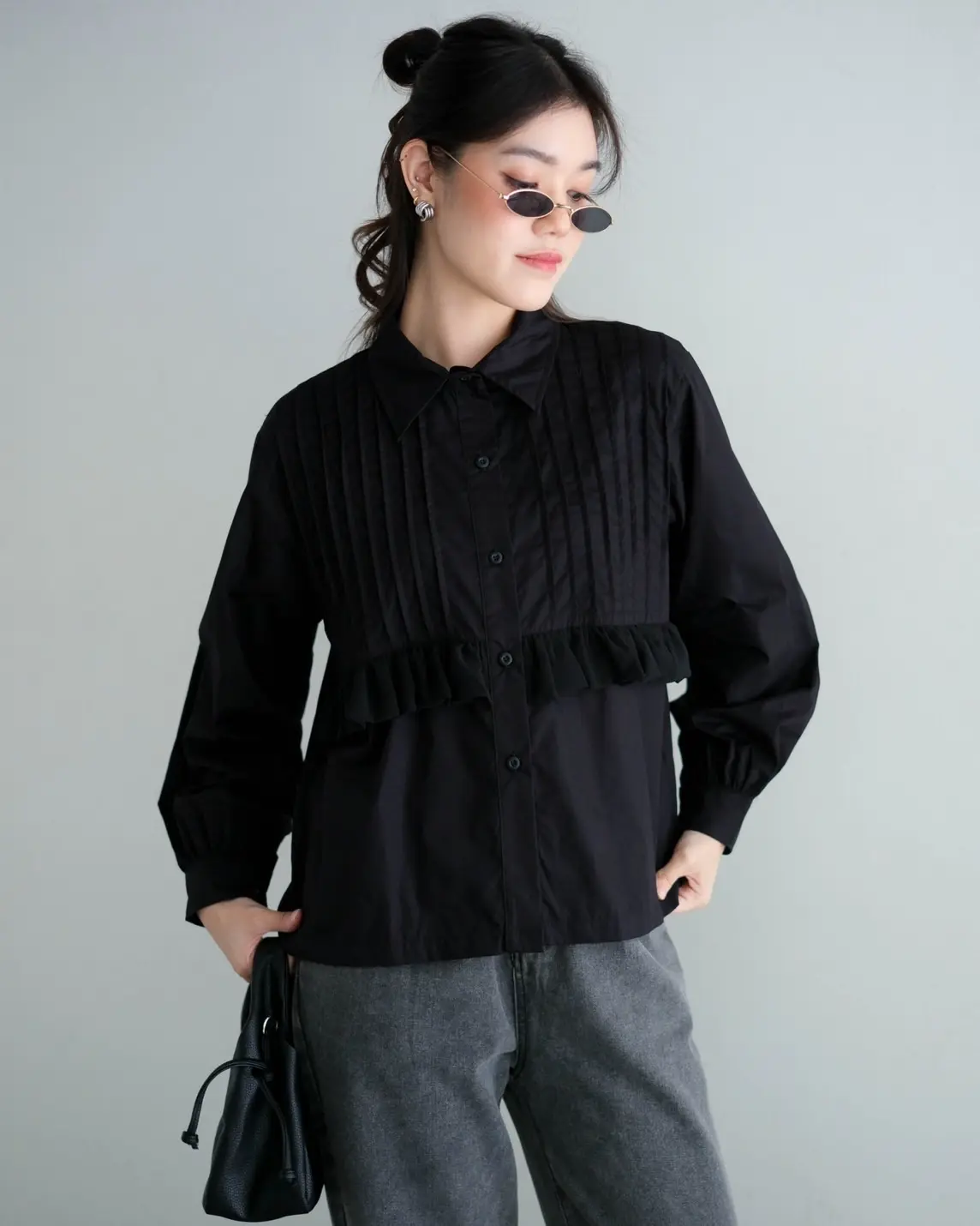 Delsi Shirt Black - Image 2