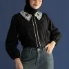 Harsika Shirt Kode 20232-1 Black - Image 2
