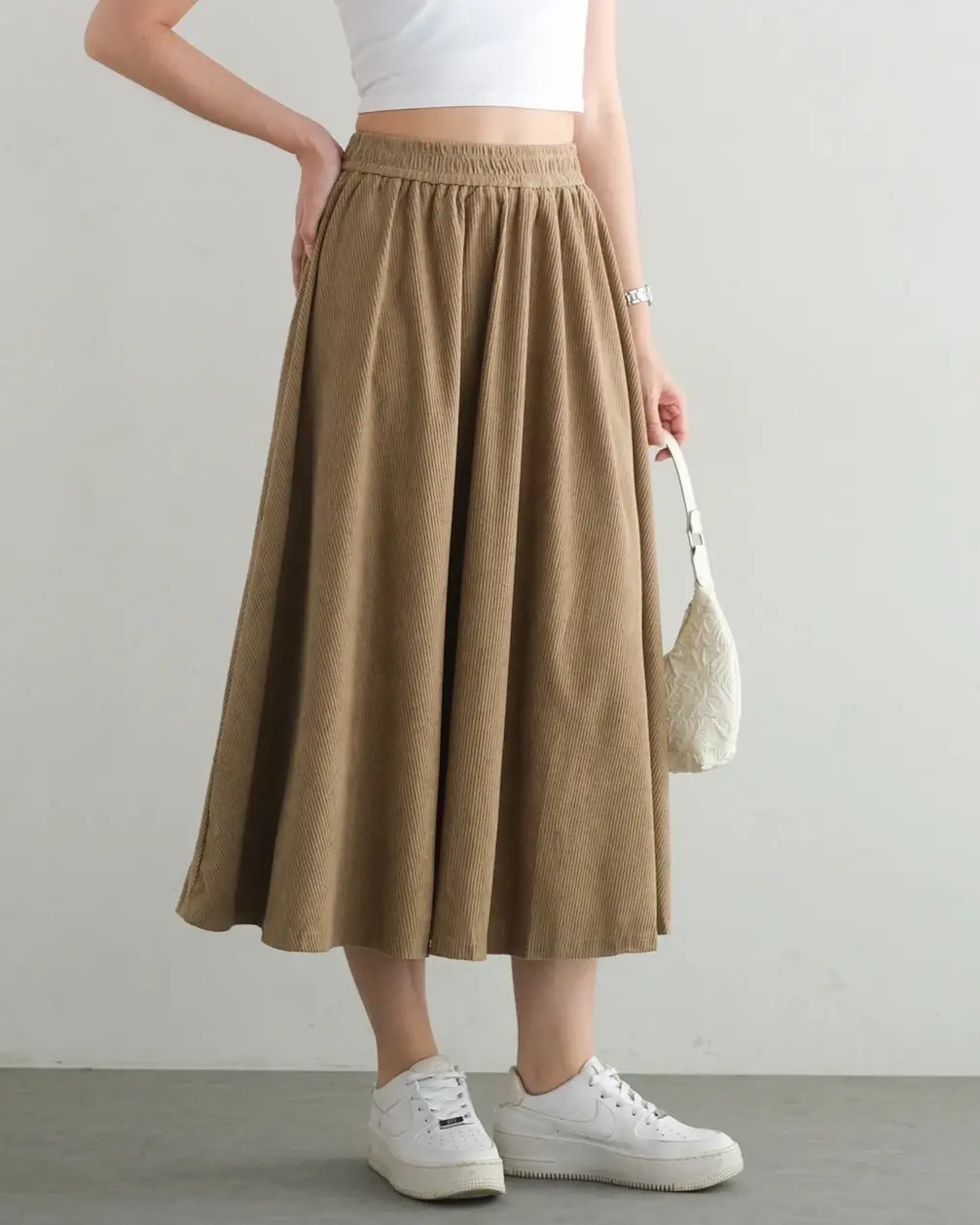 Cailey Skirt Kode 2276 Khaki - Image 3