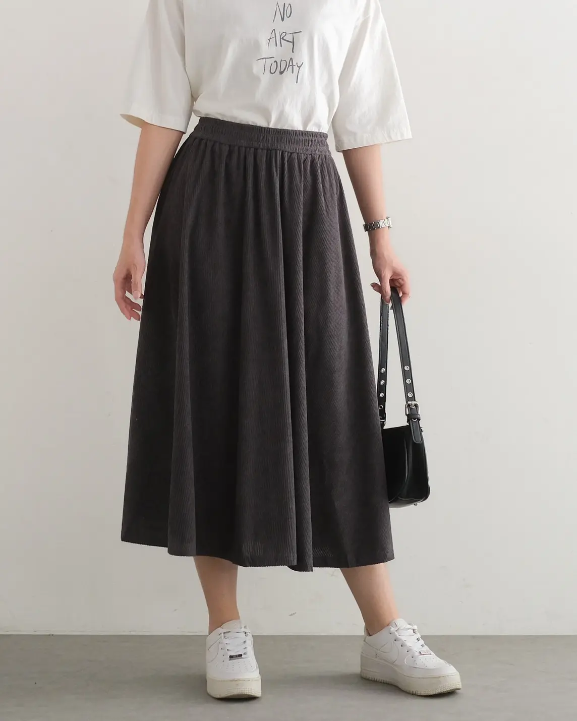 Cailey Skirt Kode 2276 Dark Grey - Image 2