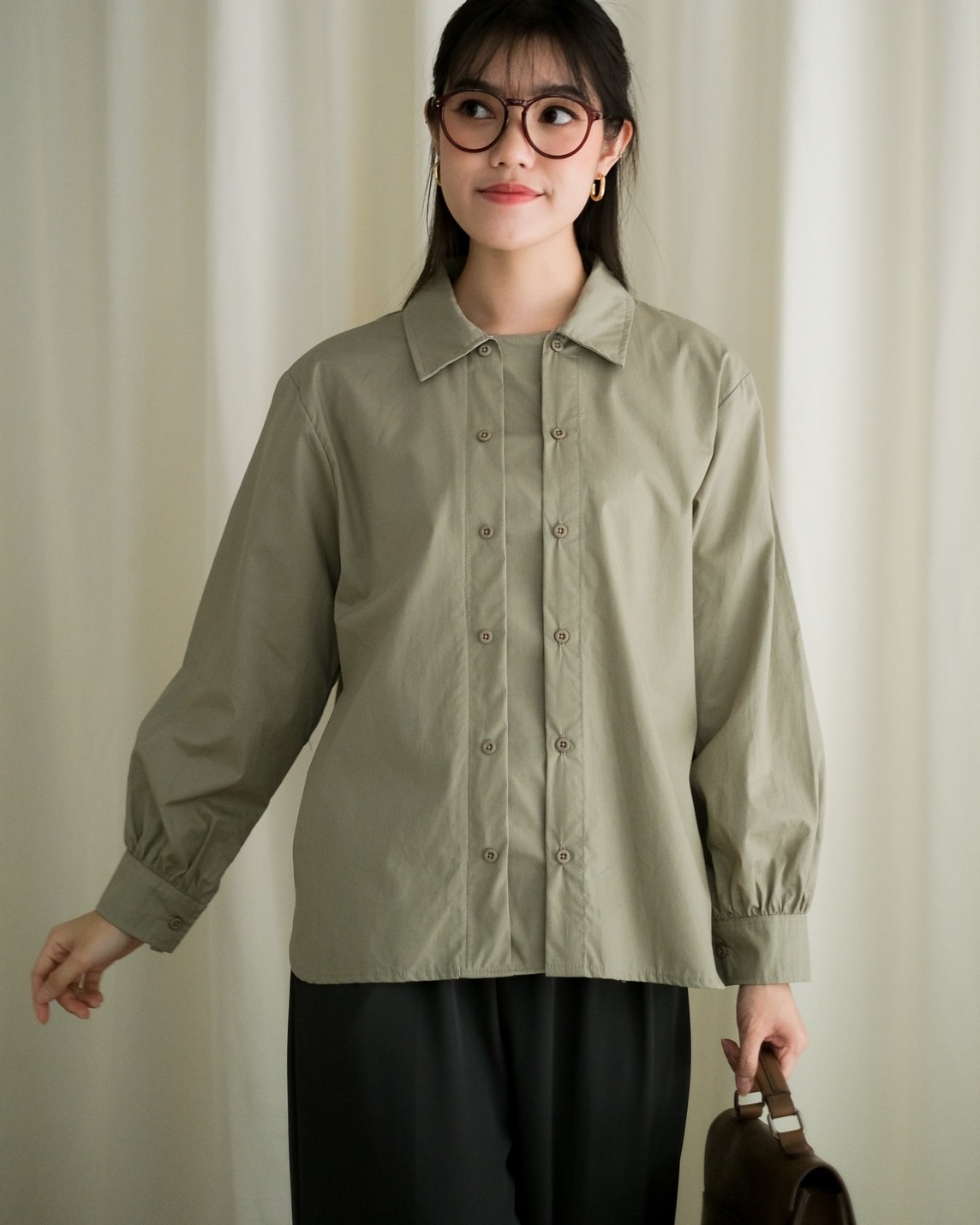 Mirana Shirt Sage Green