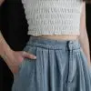 Kavisha Denim Skirt Kode 908 Light Blue - Image 5