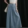 Kavisha Denim Skirt Kode 908 Light Blue - Image 2