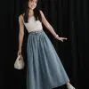 Kavisha Denim Skirt Kode 908 Light Blue - Image 3