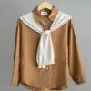 Akeyla Shirt Kode 141B Milo-Beige - Image 3