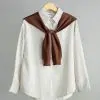 Akeyla Shirt Kode 141B Beige-Brown
