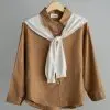 Akeyla Shirt Kode 141B Milo-Beige