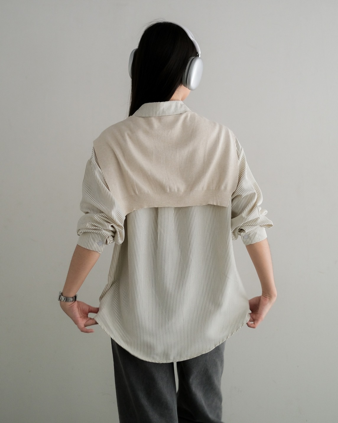 Akeyla Shirt Kode 141B Beige-Beige - Image 4