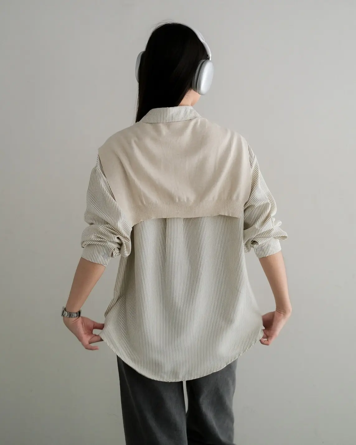 Akeyla Shirt Kode 141B Beige-Beige - Image 4