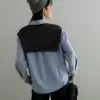 Akeyla Shirt Kode 141B Blue-Dark Grey - Image 4