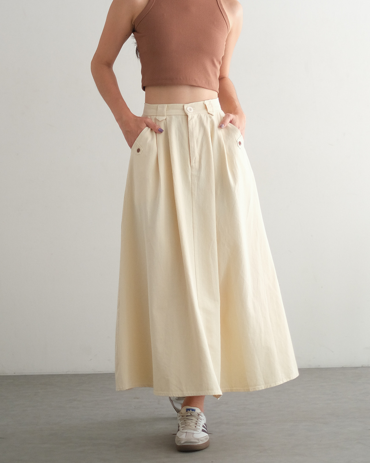 Xenosa Skirt Kode 28121 Ivory - Image 3