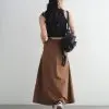 Xenosa Skirt Kode 28121 Brown - Image 3