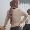 Amina Cardigan Kode 296C/207 Khaki - Image 3