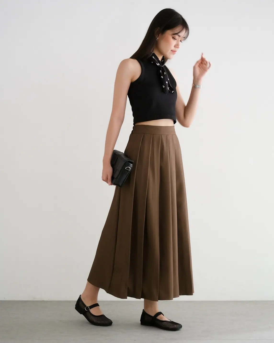 Amyka Skirt Kode 3035 Brown - Image 2