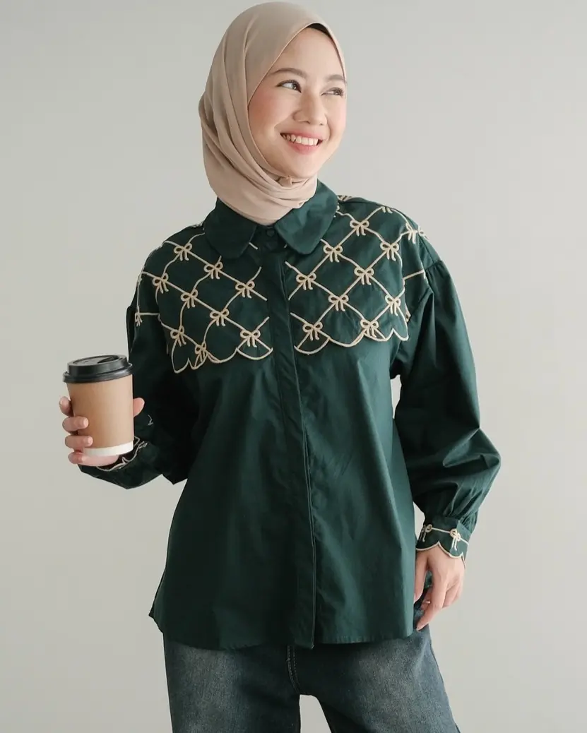 Ayara Shirt Kode 1381 Glass Green